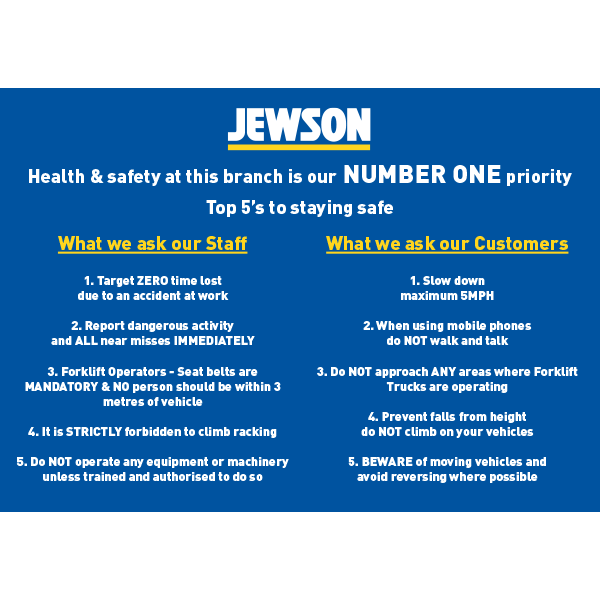 Jewson Health and Safety
