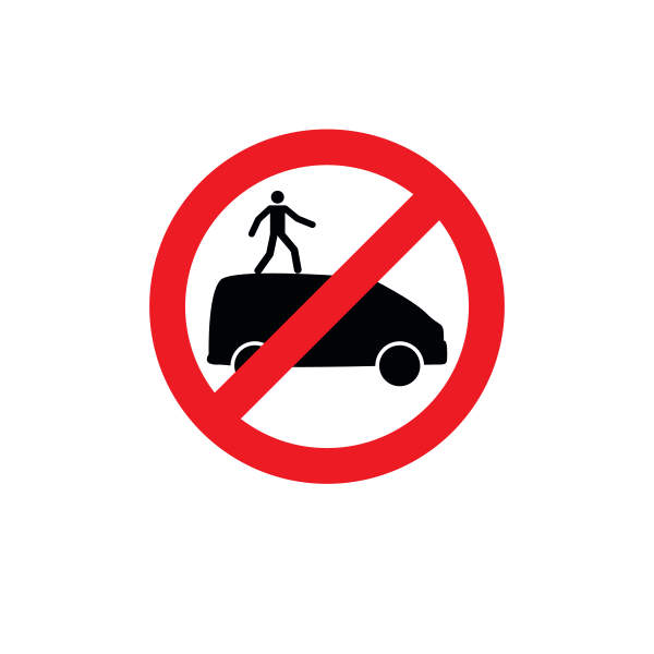 No Climbing on Roofs