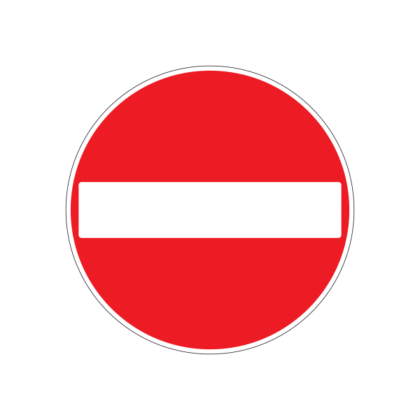 No Entry (Red Round)