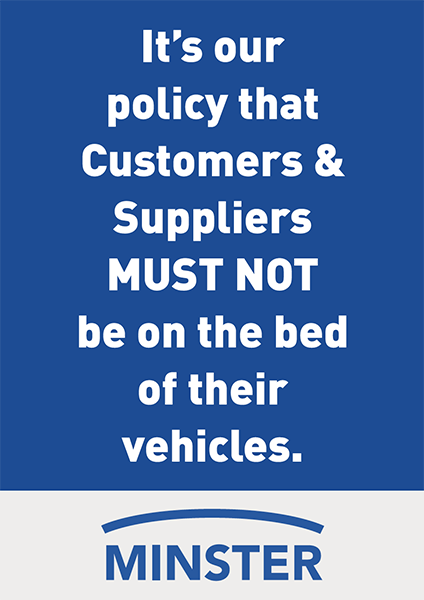 Not on bed of vehicles - Minster