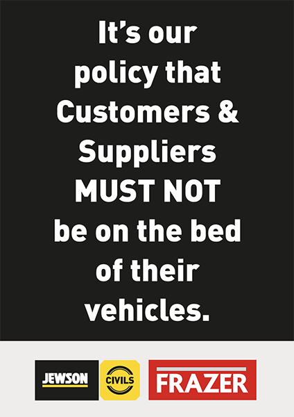 Not on bed of vehicles